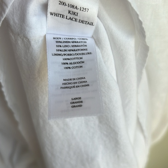 Rails  Kiki Midi Dress in White Lace Detail - Picture 16 of 16